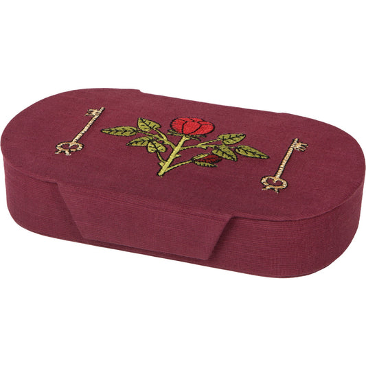 Rose Briar Embroidered Jewelry Box