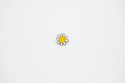 @12 Happy Flower Enamel Pin