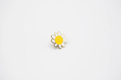 @12 Happy Flower Enamel Pin