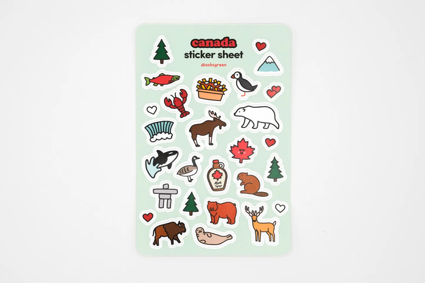Canada Sticker Sheet