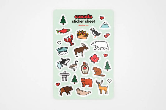 Canada Sticker Sheet