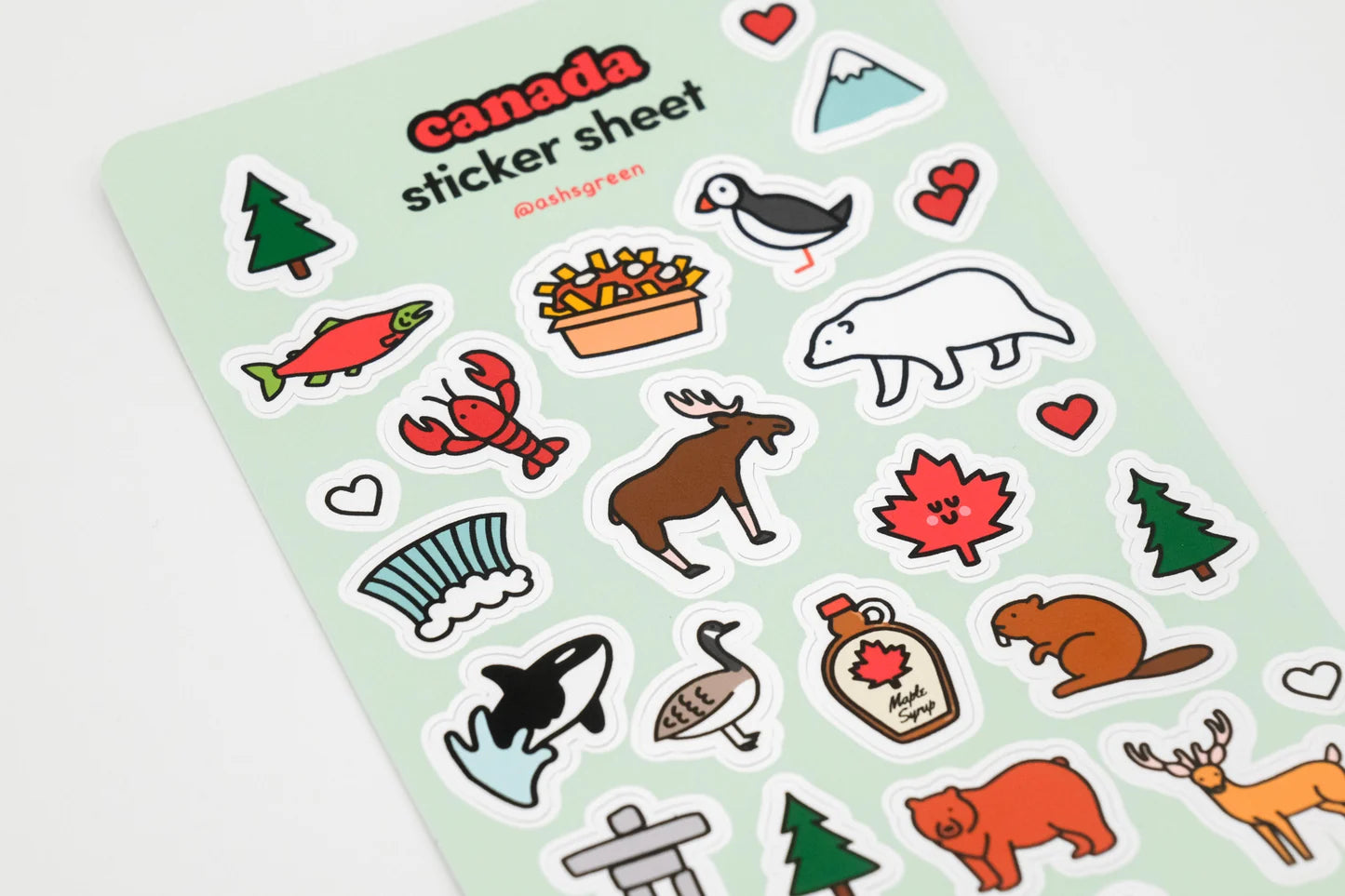 Canada Sticker Sheet