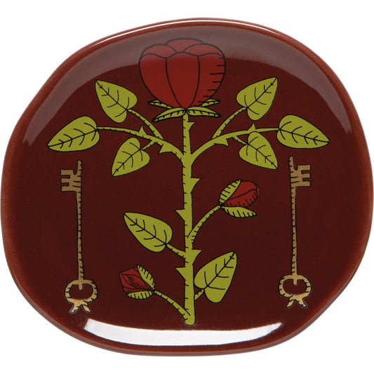Rose Briar Stoneware Trinket Tray