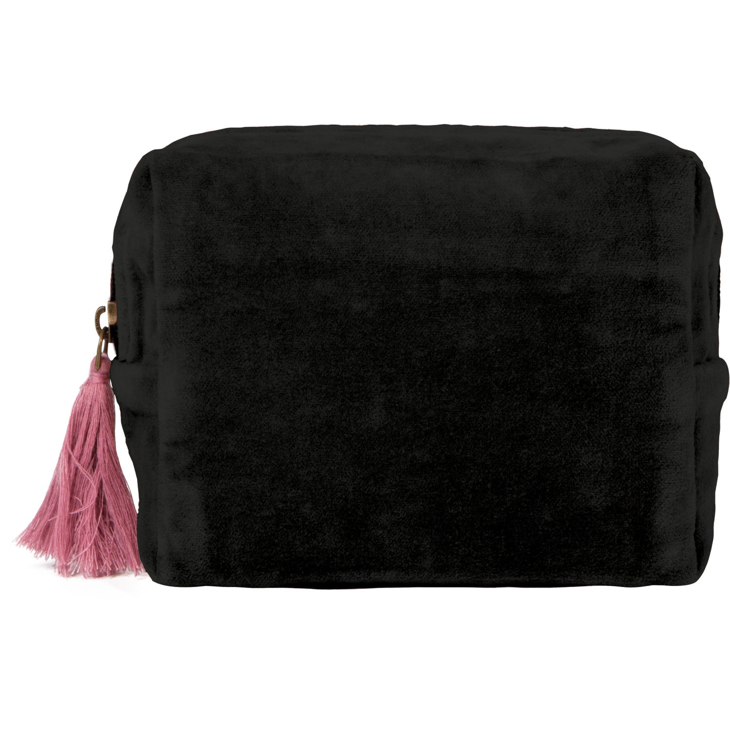 Rose Briar Embroidered Velvet Pouch
