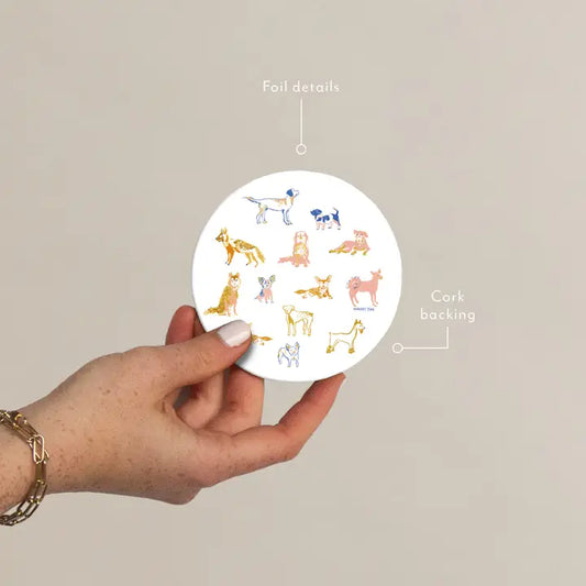 Dogs Seedlings Coaster