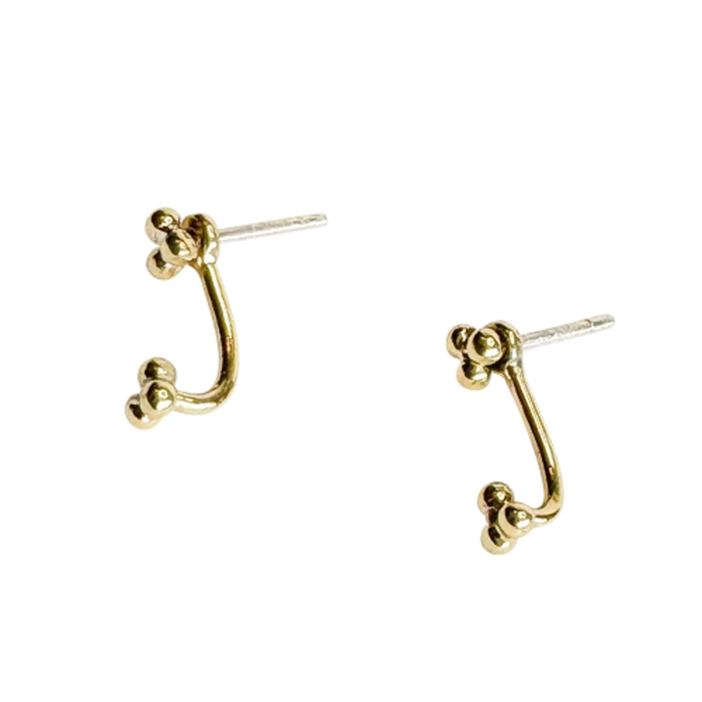 Charlotte Ear Jacket, Three Tiny Spheres, Earrings