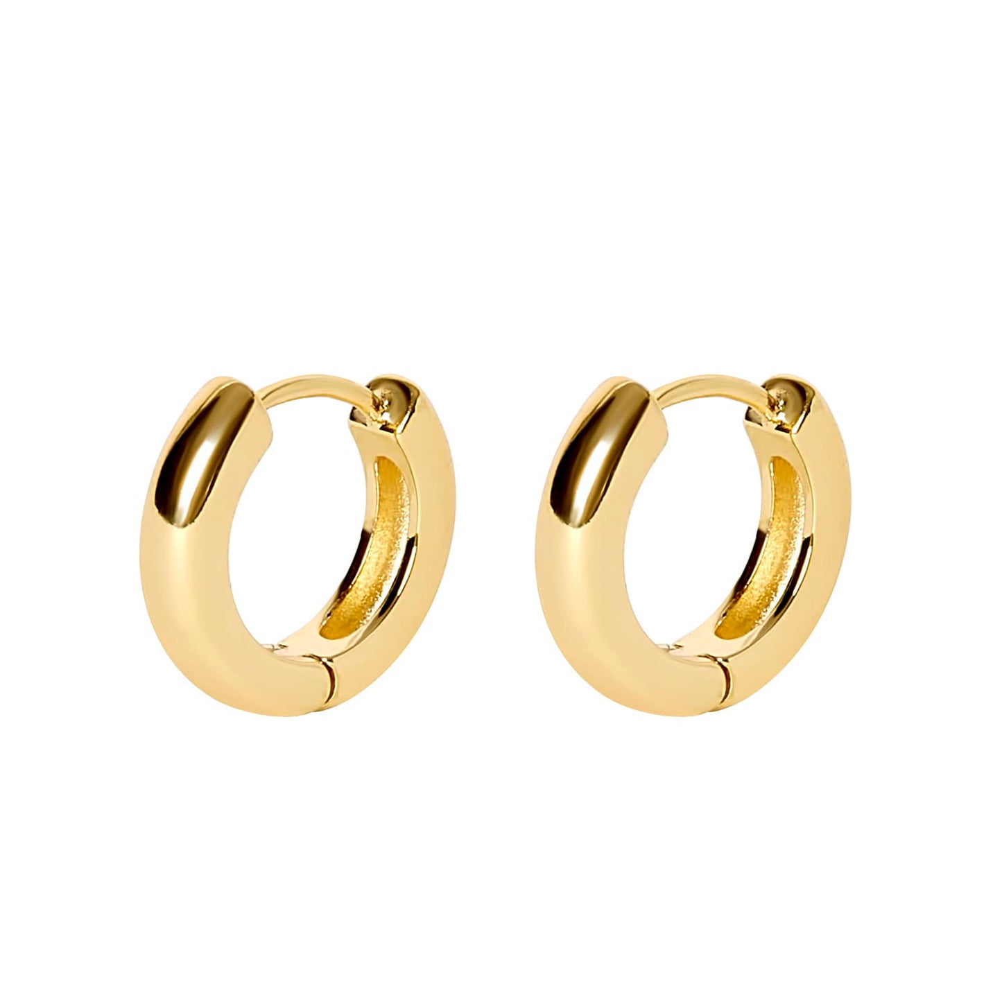 Natasha Gold Hoop Earrings