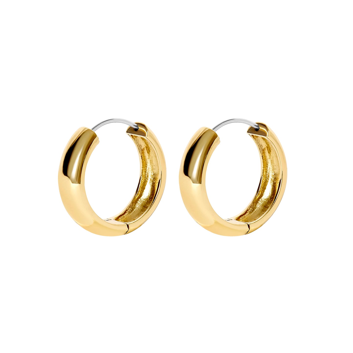 Lola Gold .50 Inch Hoop Earrings