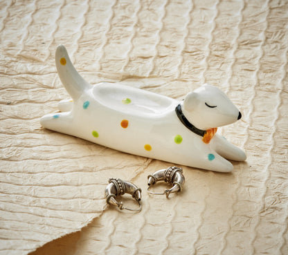 Splooting Dog Ring Holder