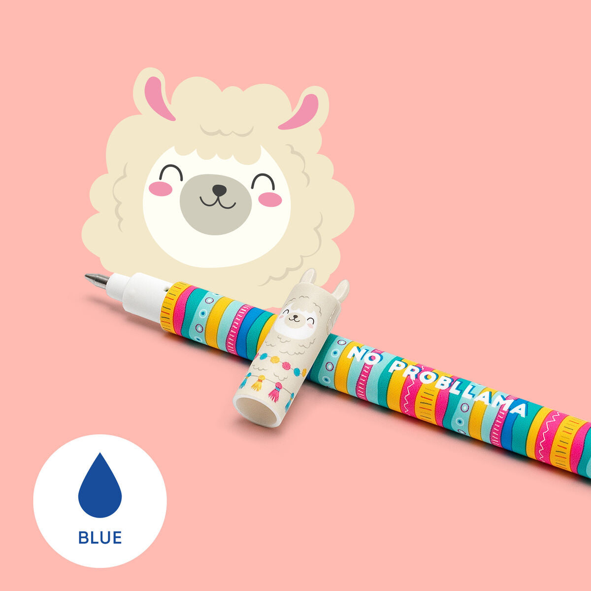 Animal Head Erasable Gel Pen | Llama