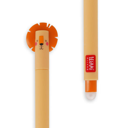 Animal Head Erasable Pen - Lion