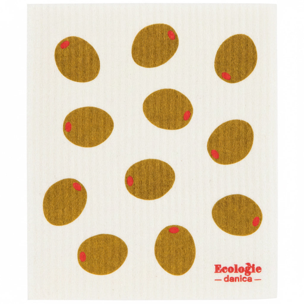 Swedish Dishcloth Tossed Olives