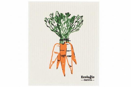 Swedish Dishcloth Veggie Stand Carrot