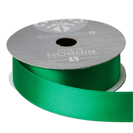 Fancy Satin Ribbon 1" Ribbon Green