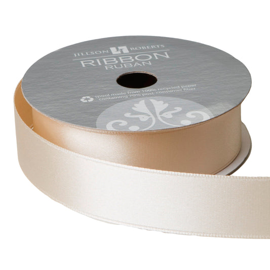 Fancy Satin Ribbon 1" Ribbon Ivory