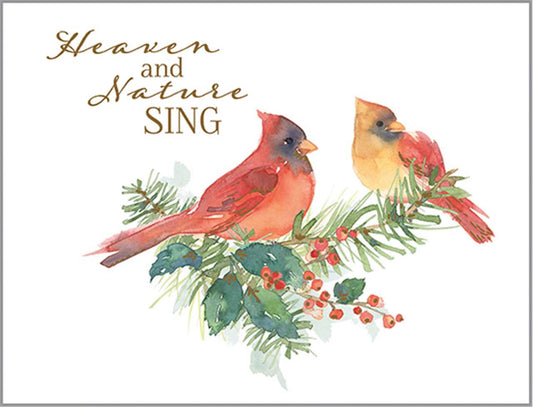 Heaven and Nature Sing Card