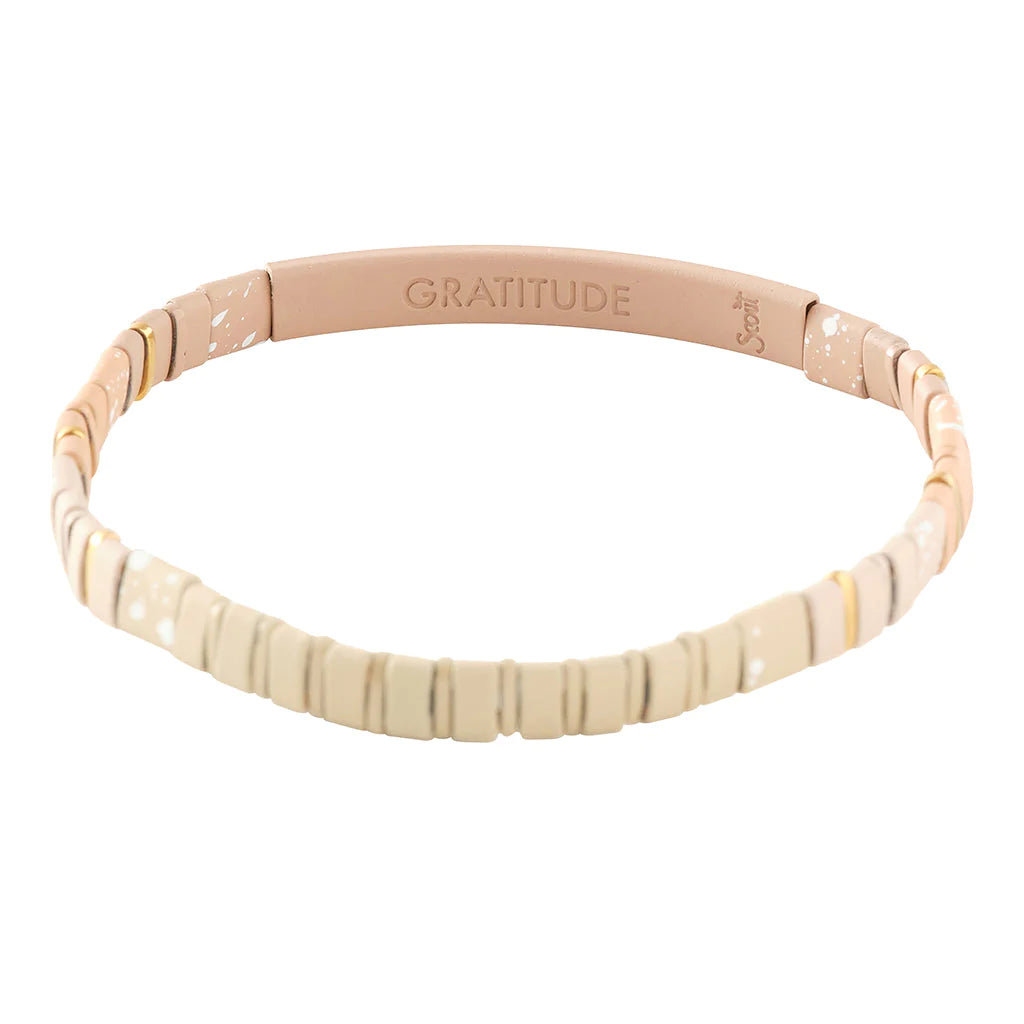 Good Karma Ombre Bracelet - Gratitude Fawn/Gold