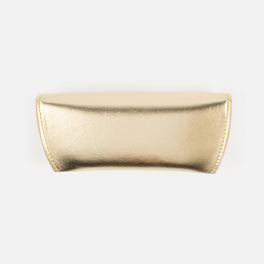 Gold Flap Glasses Case