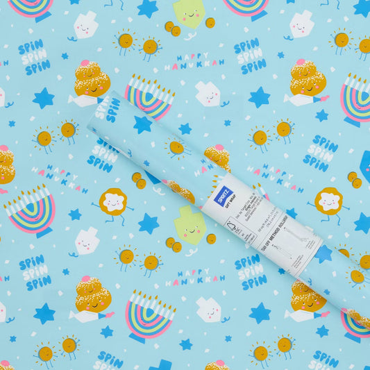 Spin Spin Hanukkah Roll Wrap