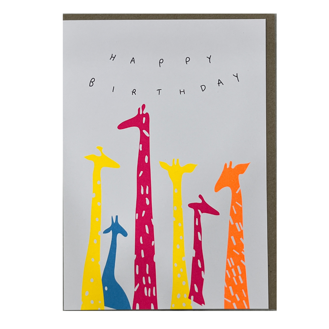 Giraffes Card