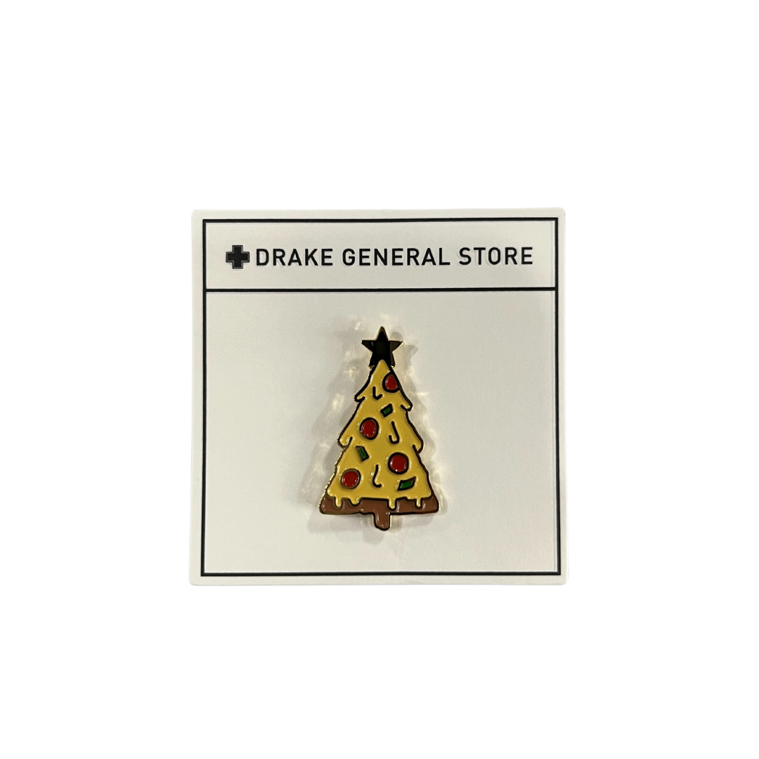 Pizza Christmas Tree Enamel Pin