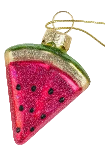 Glass Fruits Ornament