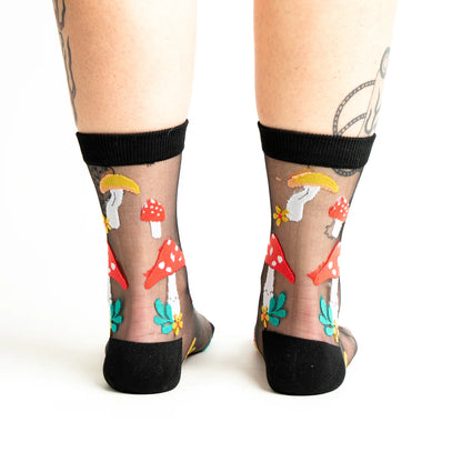 Mada Of Magic Sheer Crew Socks