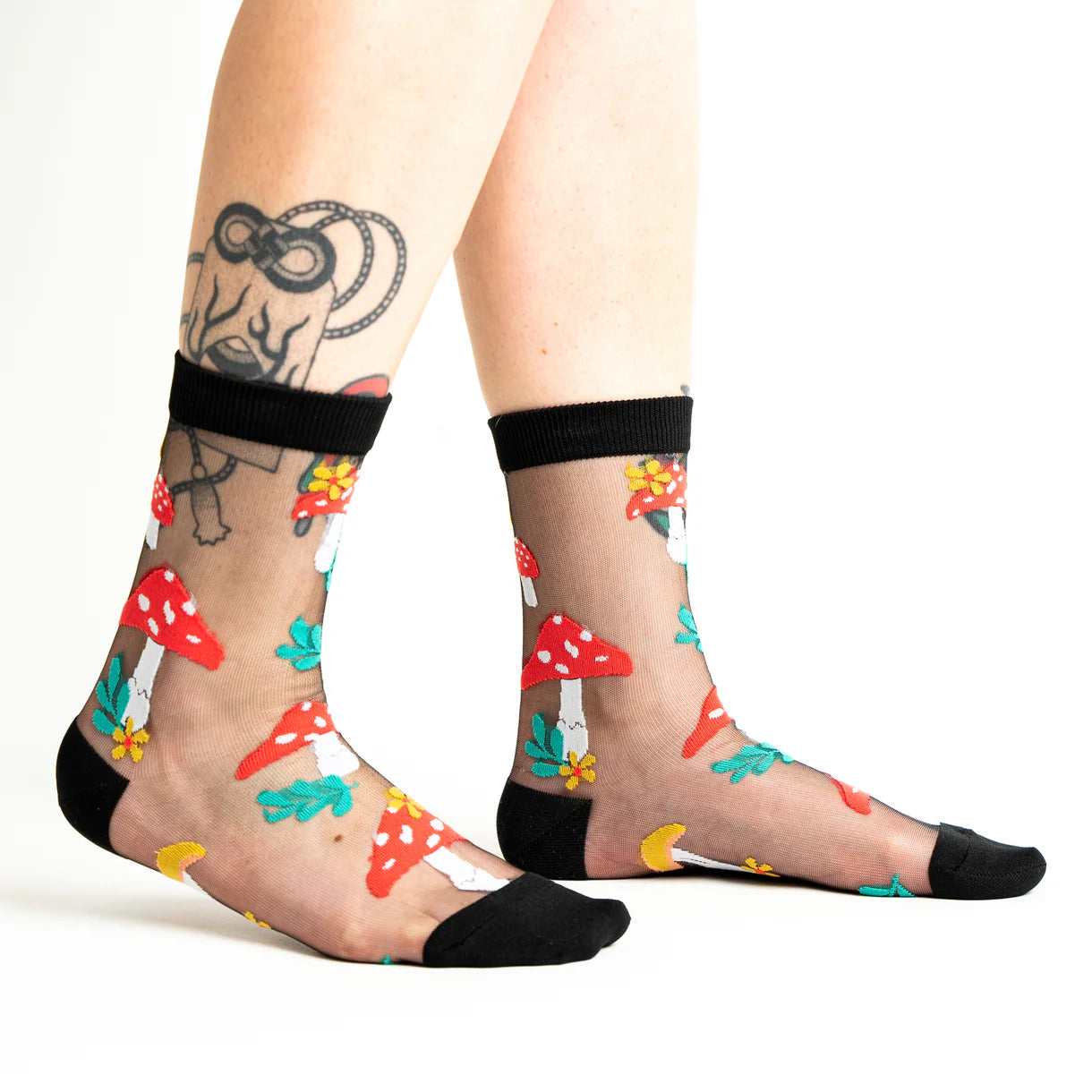 Mada Of Magic Sheer Crew Socks