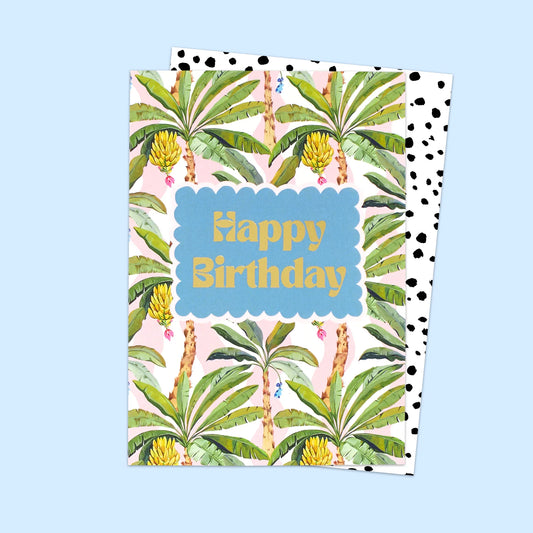 Happy Birthday Palms Card