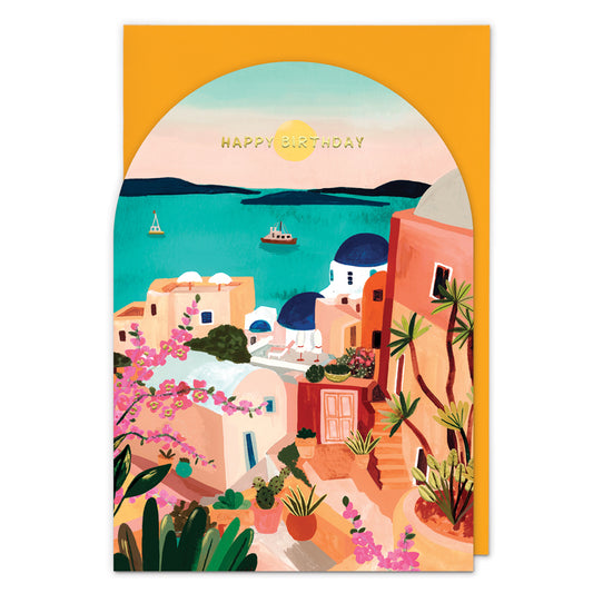 Santorini Card