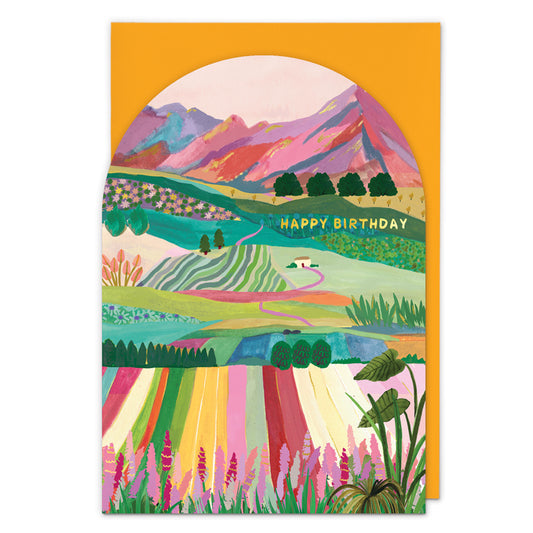 Flower Fields Card