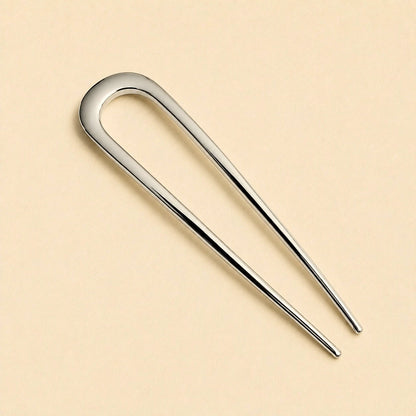 Lydia French Hair Pin Silver