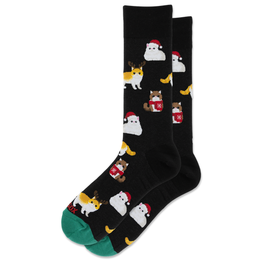 Christmas Cats Men's Crew Socks