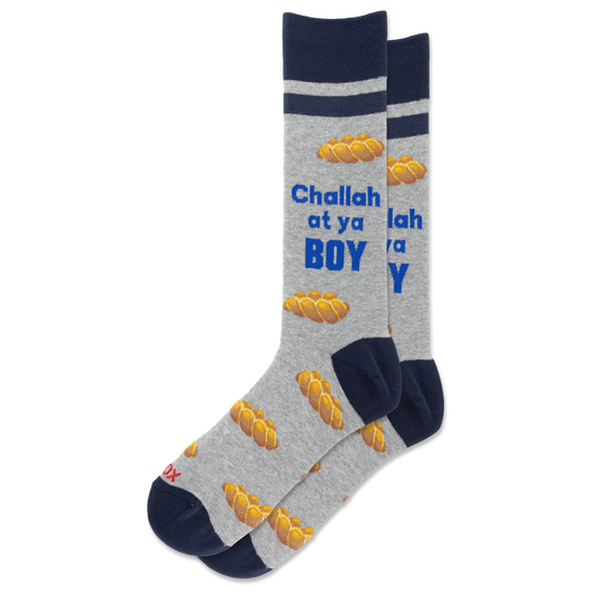 Challah At Ya Boy Men's Crew Socks