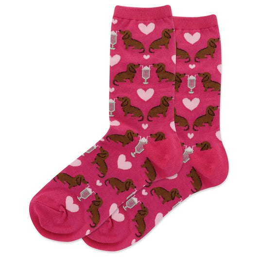 Dachshund Love Women's Crew Socks