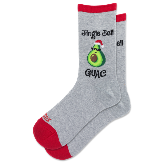 Jingle Bell Guac Christmas Women's Crew Socks