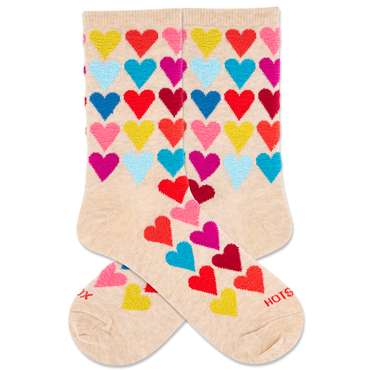 Hearts Women's Crew Socks