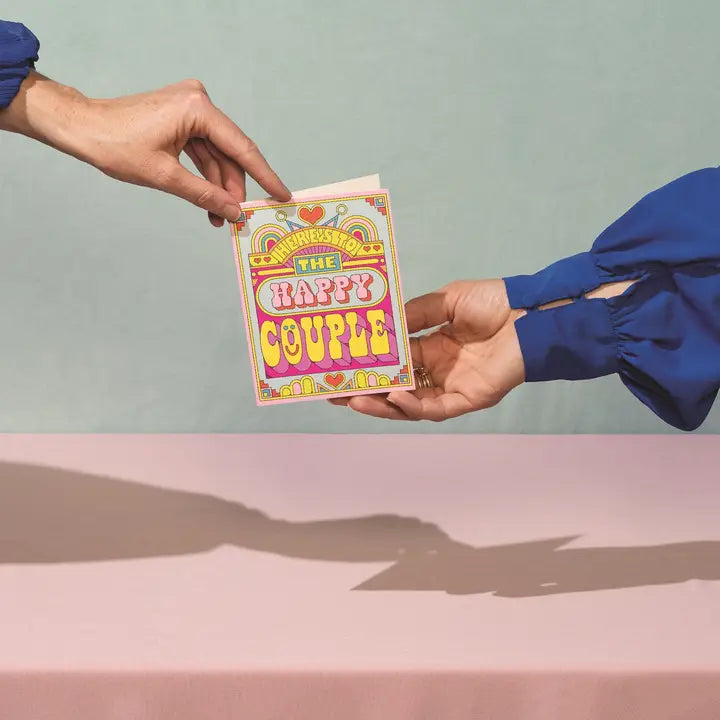 Happy Couple Wedding Greeting Card