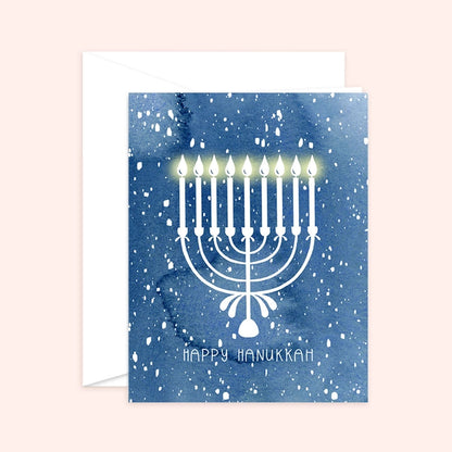 Happy Hanukkah Holiday Card