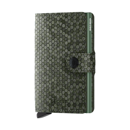 Miniwallet Hexagon Green