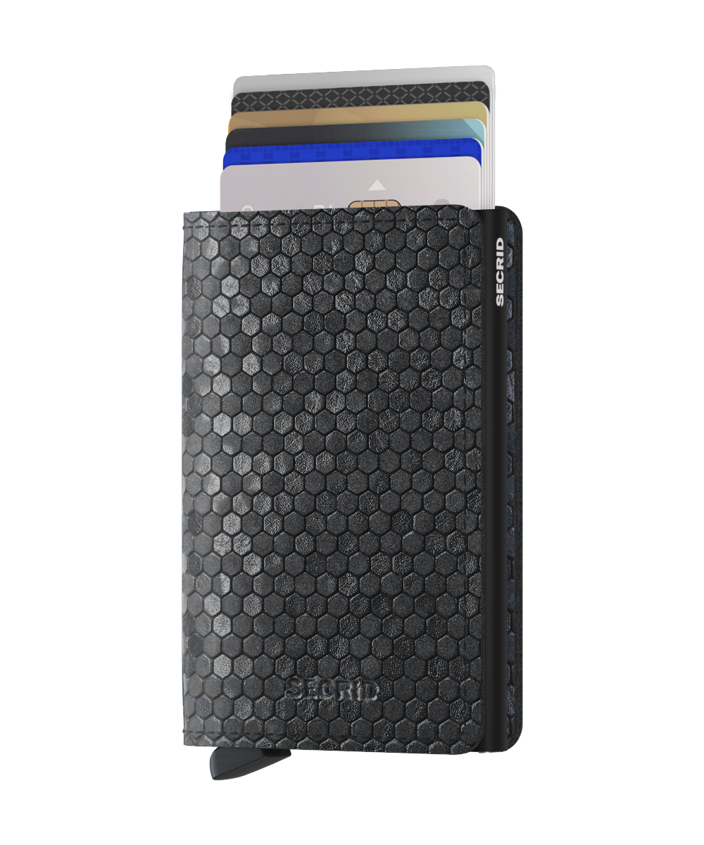 Slimwallet Hexagon Black