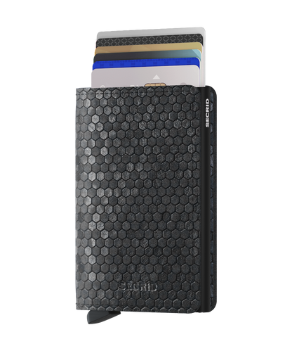 Slimwallet Hexagon Black