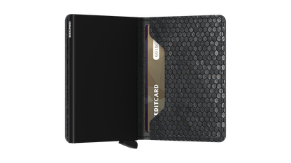 Slimwallet Hexagon Black