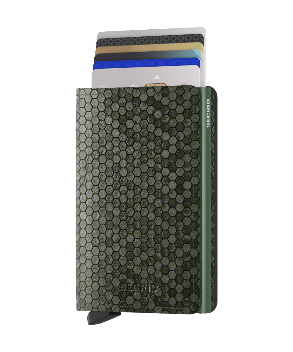 Slimwallet Hexagon Green