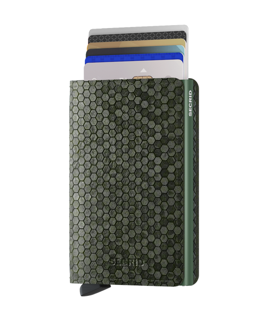 Slimwallet Hexagon Green