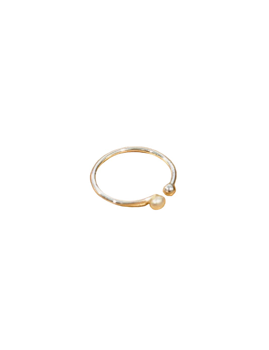 Pearl Ring Silver