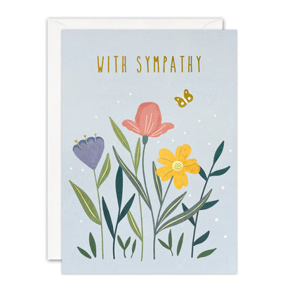 Flowers Sympathy Card