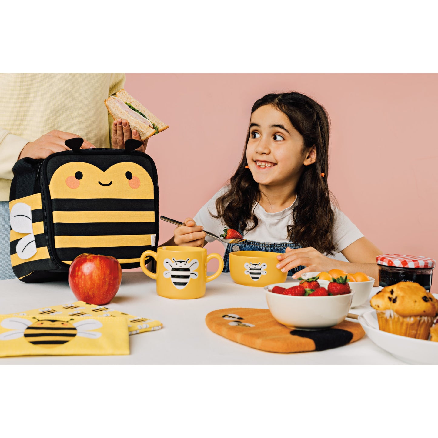 Bumblebee Double-Handle Mug