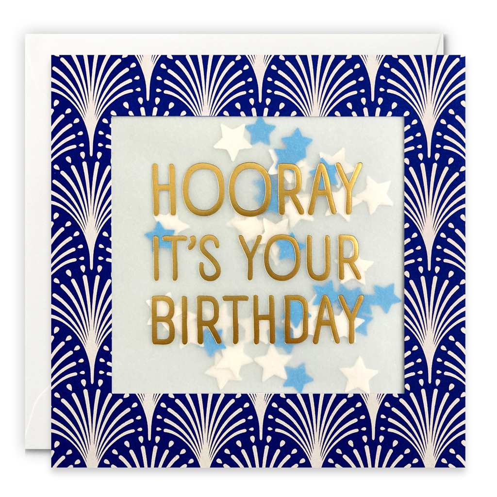 Hooray It's Your Birthday Confetti Card