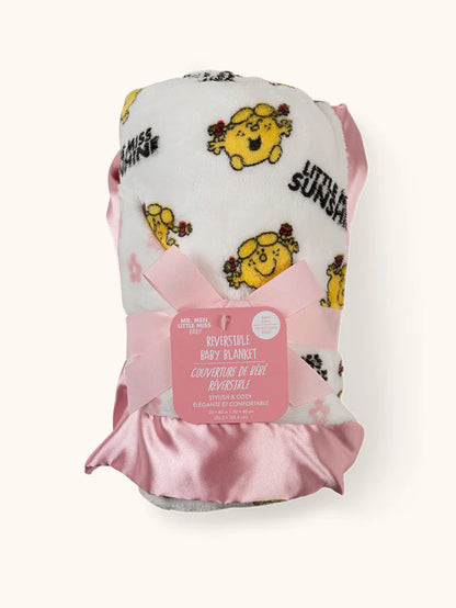 Reversible Baby Blanket Little Miss Sunshine